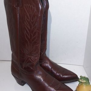 J Chishlom Brown Western Boots Brown Womens 10 M